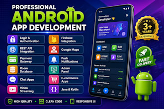 develop a professional android app using kotlin and java