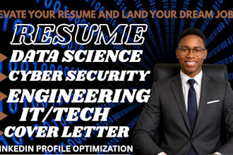 craft tech resume, cybersecurity, data science, IT resume and resume writing
