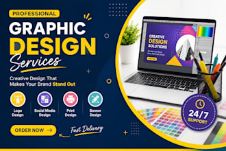 do graphic designing , logo creation and video editing