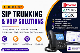 set up retell ai voice agent telnyx sip freepbx vicidial IVR and asterisk