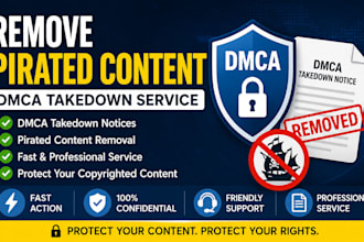 remove pirated content under dmca