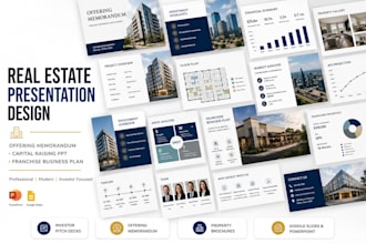 do real estate memorandum brochure franchise business plan capital raising ppt