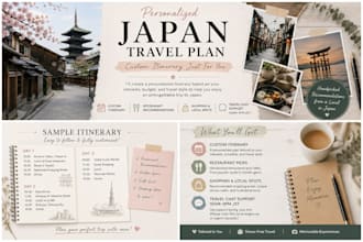 create your perfect japan itinerary and travel support