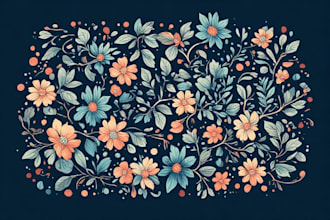 make a digital design for textile print