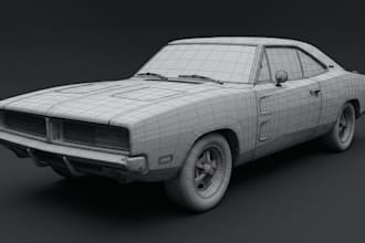model custom rc realistic car game ready 3d cars and vehicles