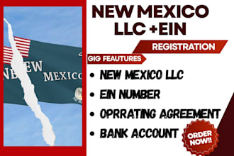 register new mexico llc, llc registration, ein for non US residents
