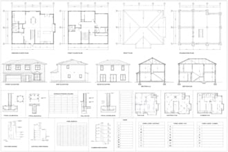 create 2d floor plan permit ready construction drawing house plans mep blueprint