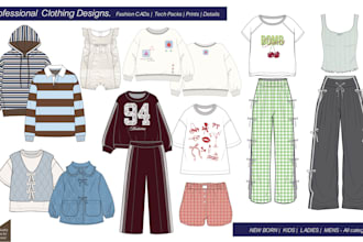 create fashion tech pack