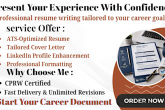 craft a recruiter approved resume tailored to your career goals