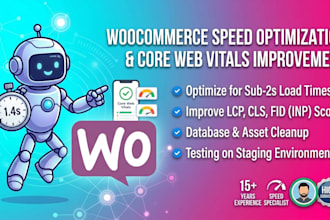 optimize woocommerce speed and fix core web vitals