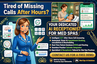 build an ai voice receptionist for your med spa