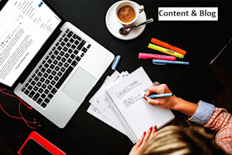 write SEO optimized content and blog