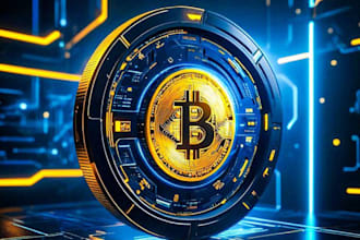 create premium 3d coin spin, crypto token, nft, and logo animation in 4k