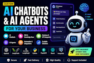 build custom ai chatbots  and ai agents