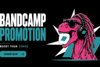 do bandcamp music promotion to listener via campaign