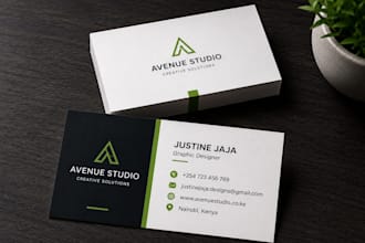 design a professional modern business card