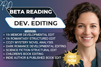 developmental edit, ya memoir, ya romantasy story, cozy mystery editing