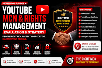help you evaluate youtube mcns and rights management options