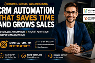 build gohighlevel automation ghl CRM automation hubspot CRM automation