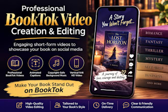 create cinematic booktok edits for your book