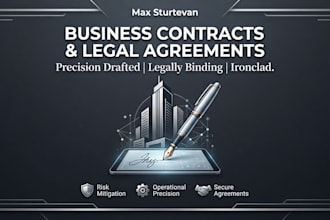 draft professional business contracts and legal agreements