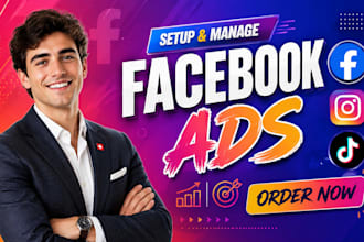 setup facebook ads and be your meta ads expert for your advertising campaign