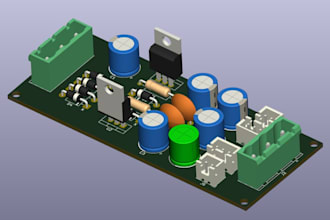 design a professional pcb in easyeda or kicad for your electronics project