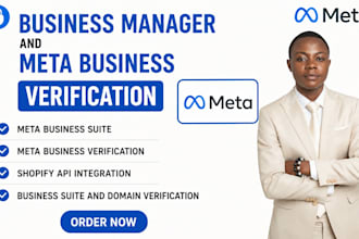 fix meta business verification, business manager and shopify API integration