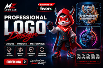 design cartoon realistic branding logo