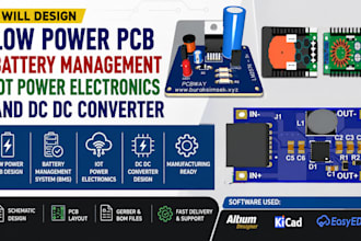 design low power pcb battery management iot power electronics dc dc converter