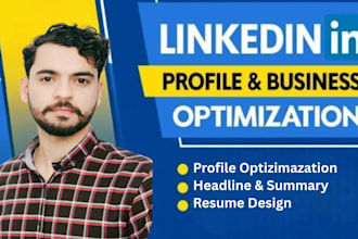 create, optimize and manage linkedin profile