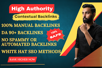 build manual contextual hight authority da 90 backlinks