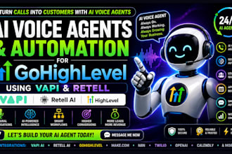 build custom ai voice agents and automation for gohighlevel using vapi retell