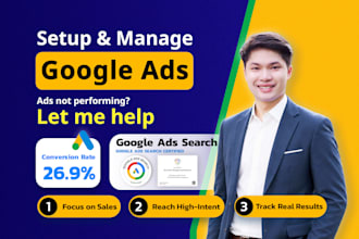 setup and manage your google ads adwords campaigns and real time dashboard