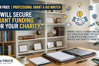 research UK grants and write professional applications