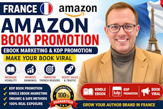 do france amazon book promotion, ebook marketing, book viral, kdp book promotion