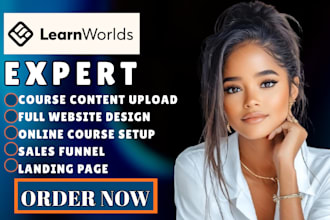 build learnworlds online course learnworlds website design sales page design