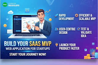 your saas mvp web application for startups