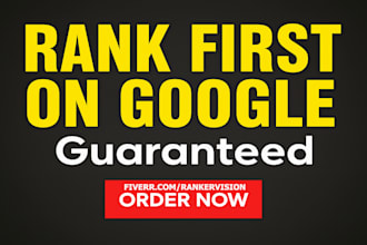 rank your website on 1st page, visitors,traffic