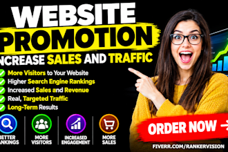 promote your business or website to increase sales and visitors,traffic