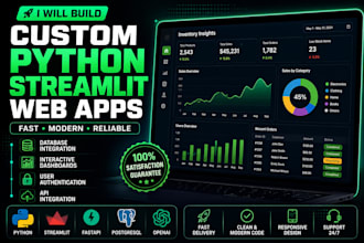 build custom python web apps with streamlit