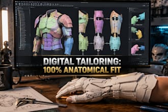 scale and slice 3d cosplay helmet mask armor files for your body measurements