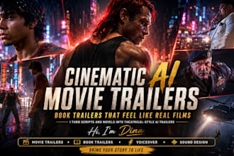 create a cinematic ai horror or sci fi movie trailer for you ai movie trailer