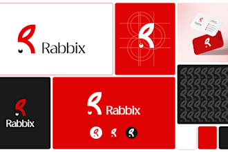 create a custom logo and brand identity for startups