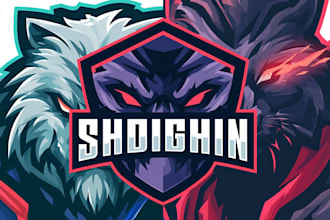 make a unique mascot logo for your online gaming brand
