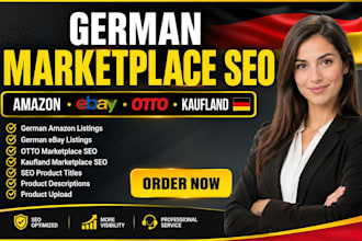 do german amazon listing, german ebay listing, otto listing, kaufland SEO