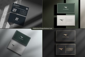 do professional business card design for fast