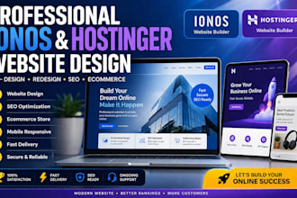 design ionos website redesign hostinger website ionos site SEO and ecommerce
