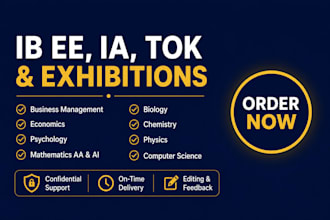 review and edit your ib ia, extended essay, toks exhibition, and rp