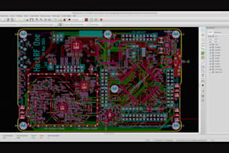 design professional custom pcb board in easyeda kicad altium pcb design software